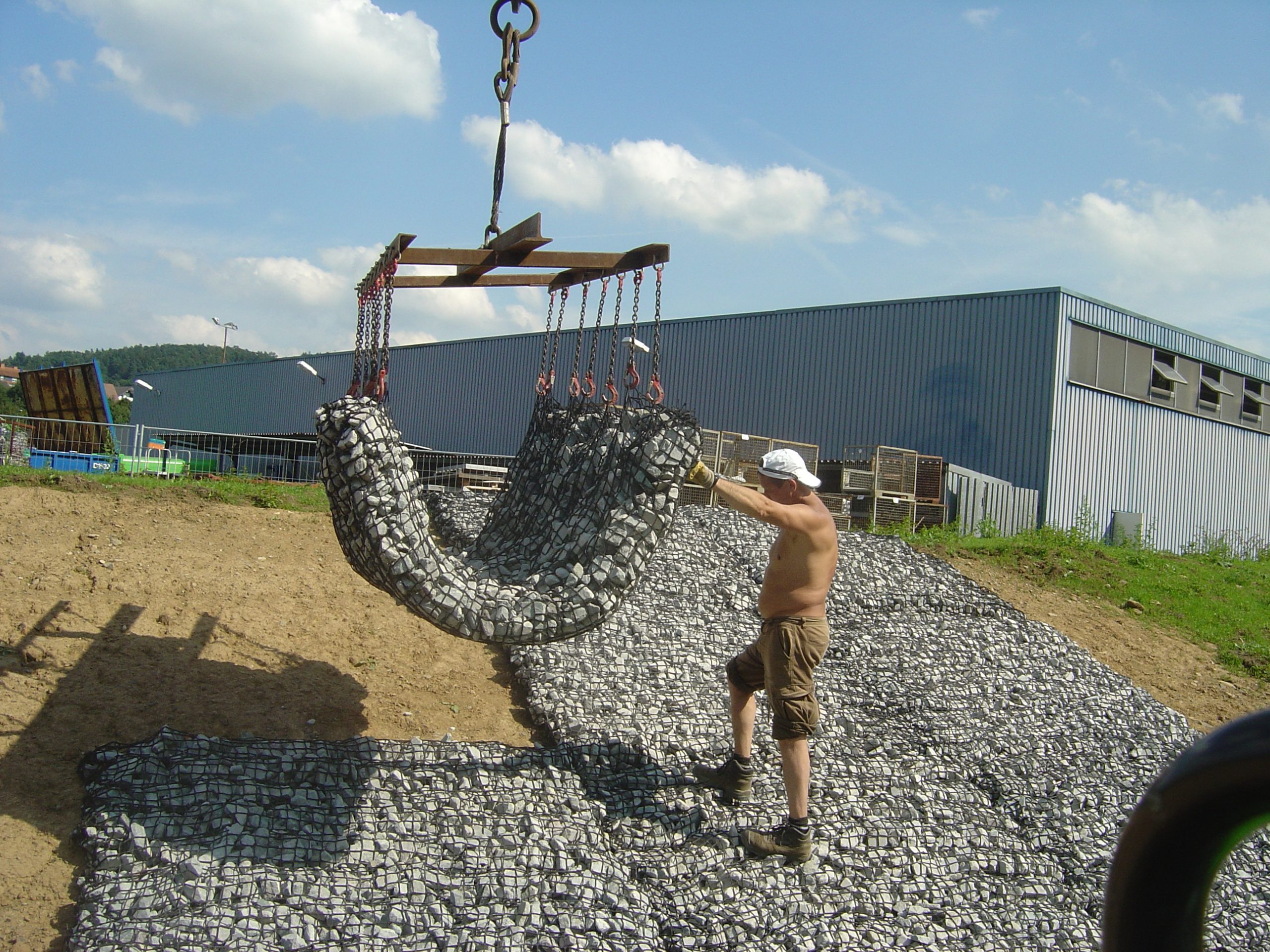 Image mise à l'avant Matelas de tube, gabion matelas tubulaire