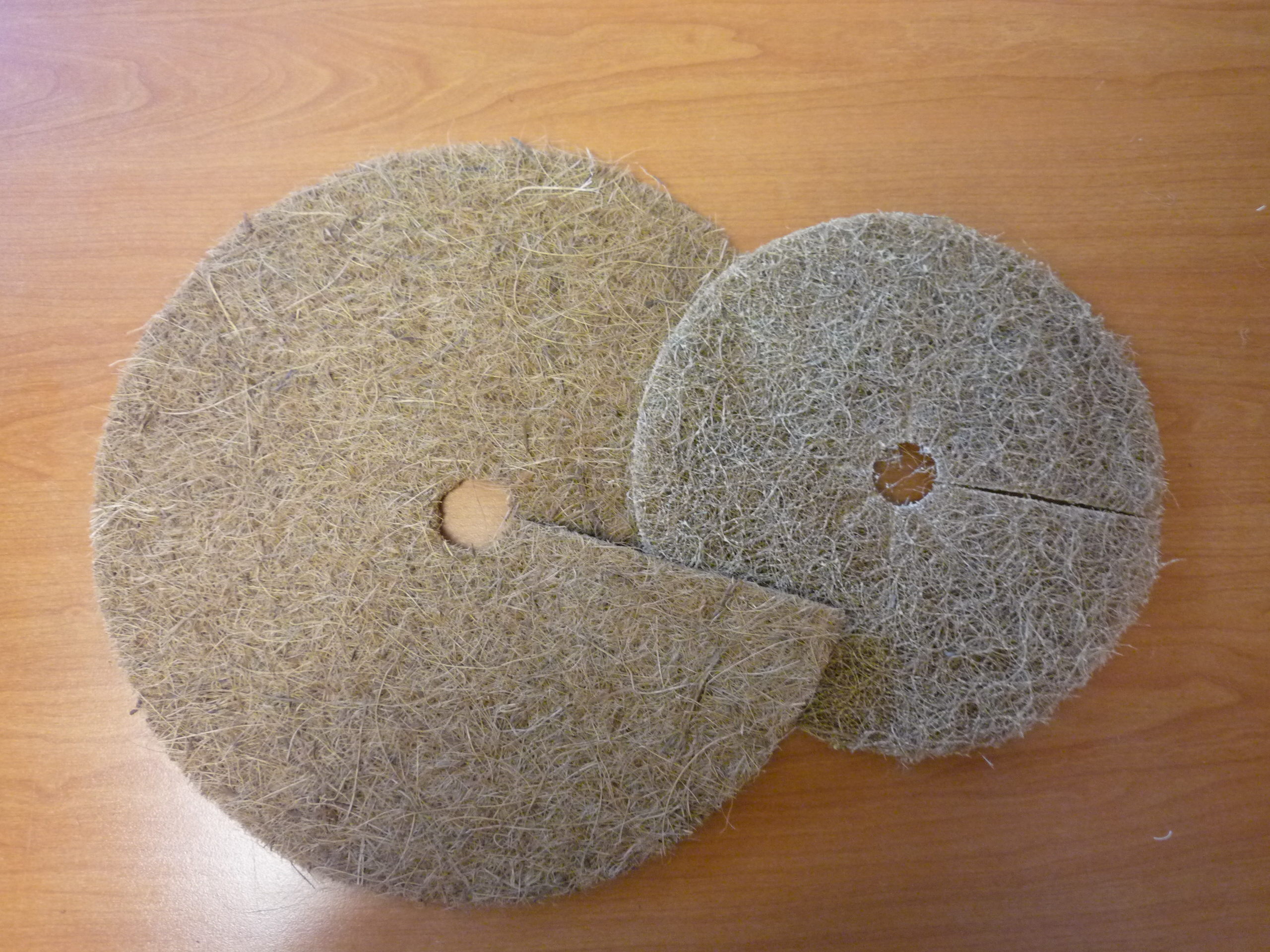 Image mise à l'avant Disques en fibres de coco avec latex